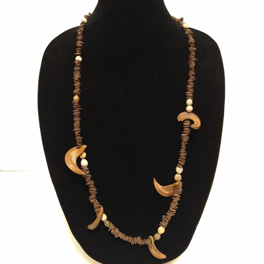 🌹Vintage Wooden Tribal Necklace